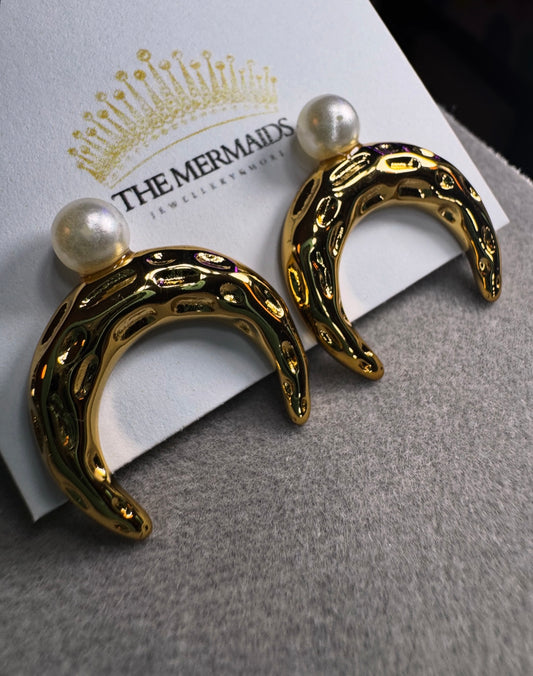 #luna earrings 🌙🌕